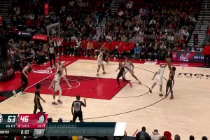 2025年01月15日 01月15日NBA常规赛 篮网 - 开拓者 精彩镜头