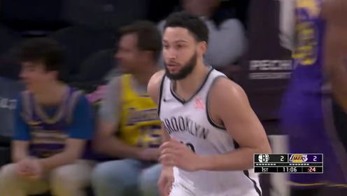 2025年01月18日 01月18日NBA常规赛 篮网 - 湖人 精彩镜头