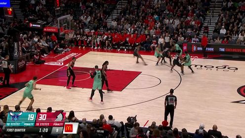 2025年02月23日 02月23日NBA常规赛 黄蜂 - 开拓者 精彩镜头